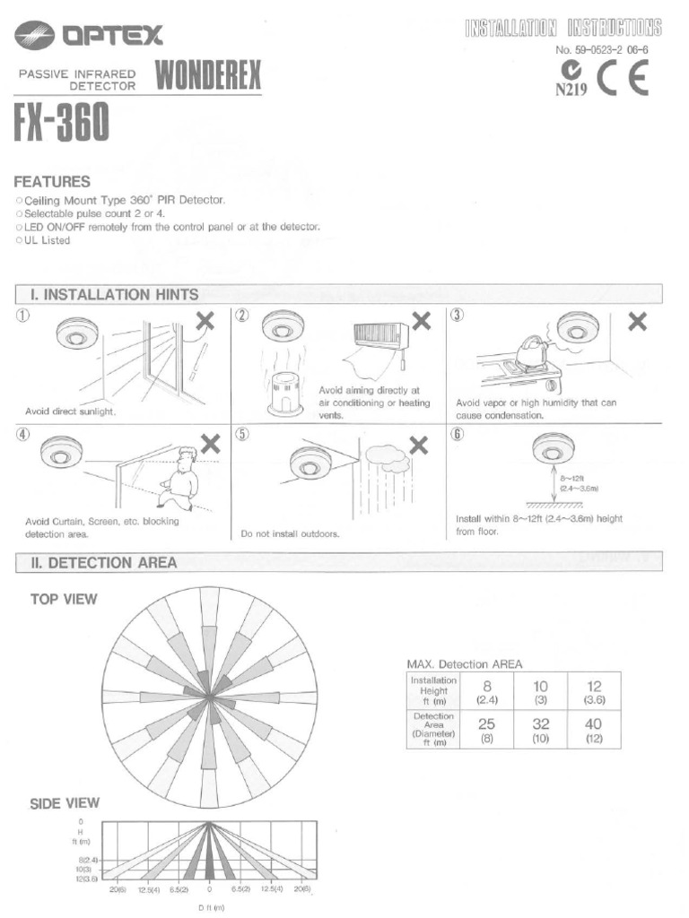 Optex fx 360 manual en pdf