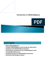 Introduction To Webi D