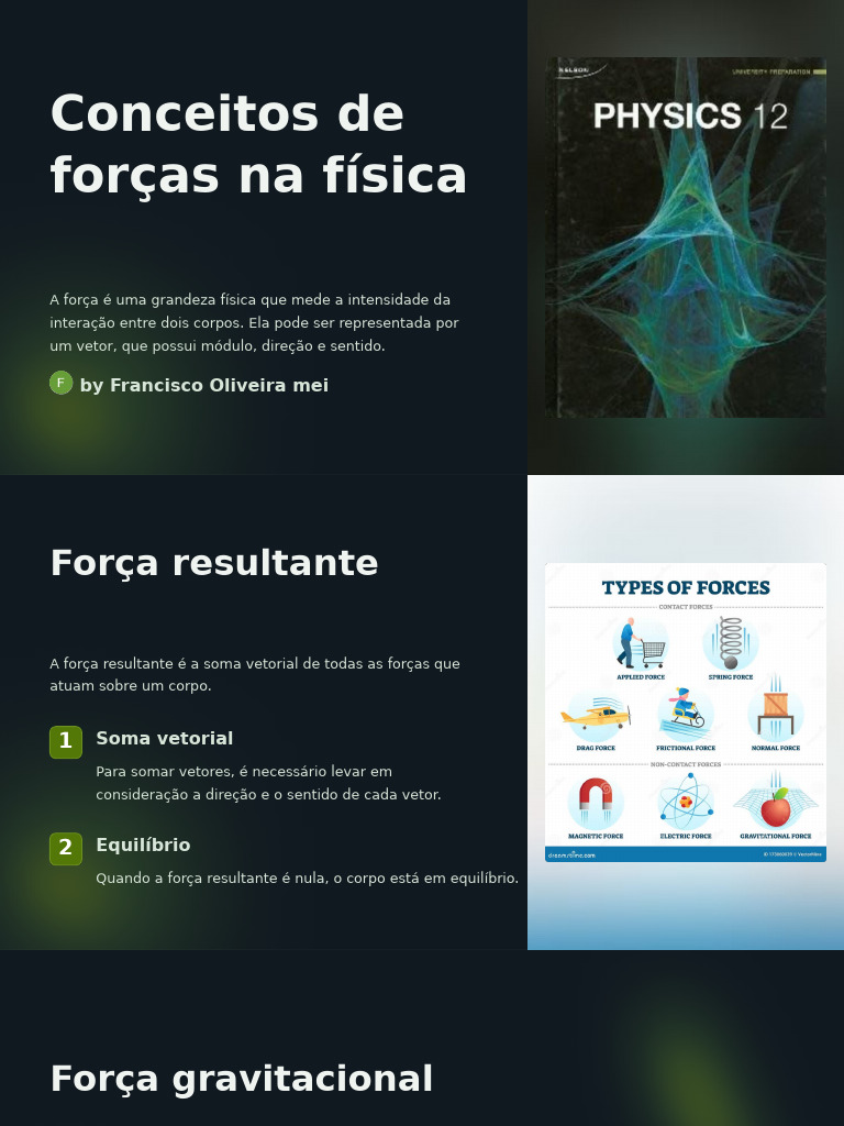 Conceitos de Forcas Na Fisica | PDF