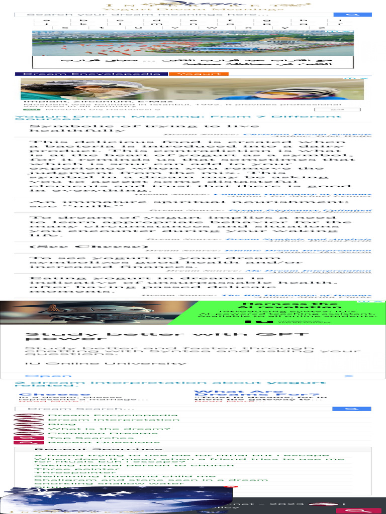 Yogurt Dream Interpretation the Symbolic Meaning… PDF