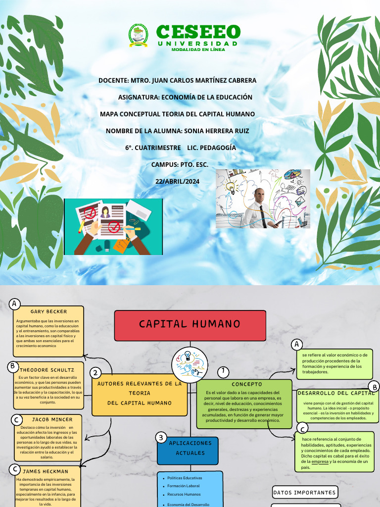 MAPA CONCEPTUAL CAPITAL HUMANO | PDF