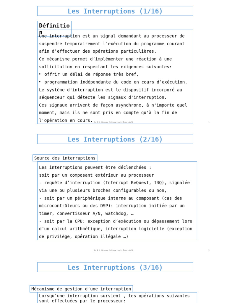 Interruptions | PDF