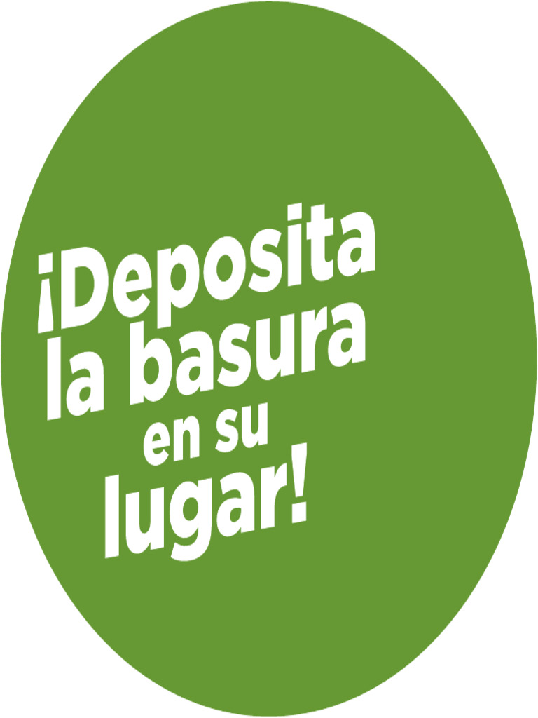 Deposita La Basura en Su Lugar | PDF