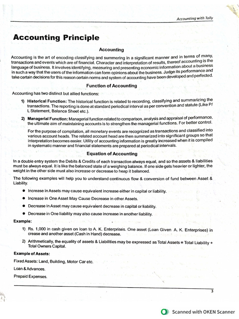 Accounting Principle | PDF