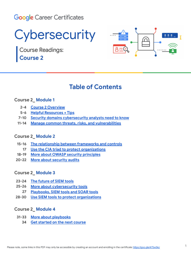 Course 2 Reading | PDF