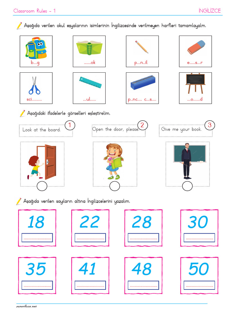 Classroom Rules 1 | PDF