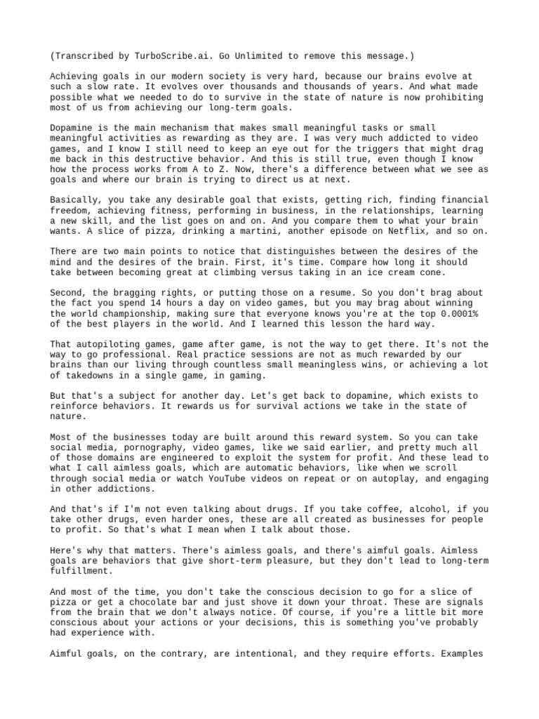 The Science of Goal Setting: How Goals Drive Brain & Behavior