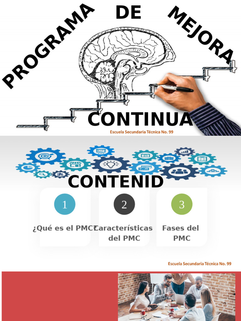 Programa de Mejora Continua Cte Primera Sesión Sep 27 2024 | PDF