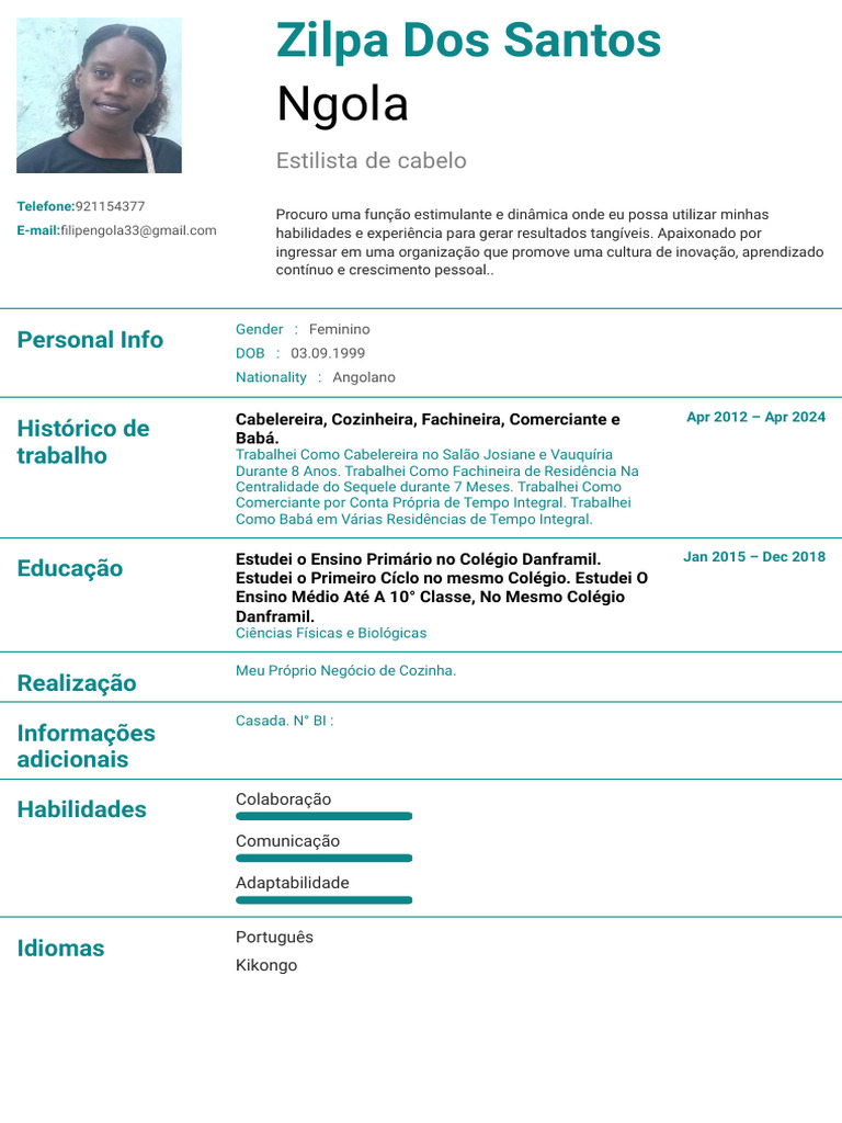 Zilpa Dos Santos - Resume - 787 | PDF