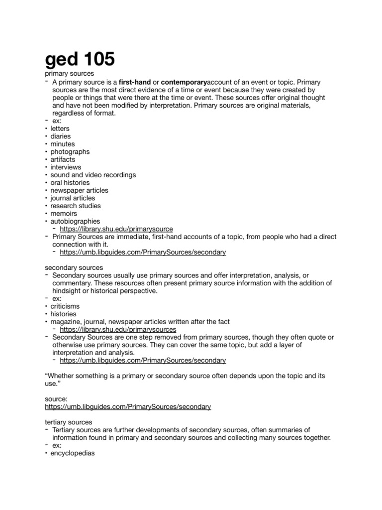 Ged 105 | PDF