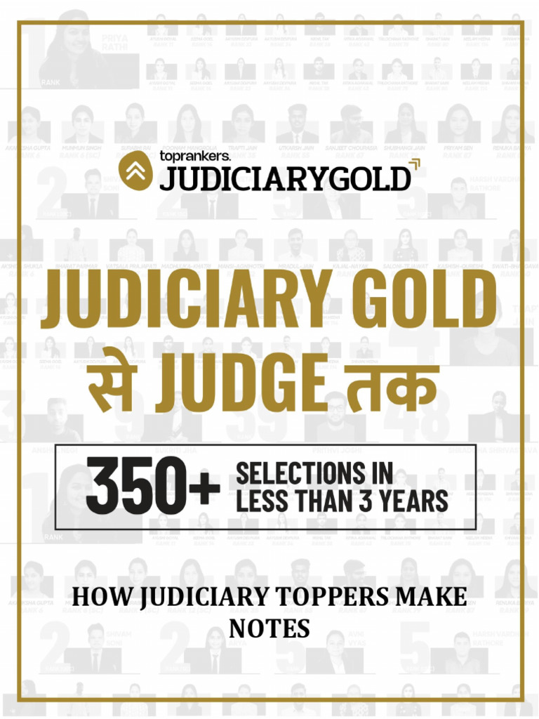 How Judiciary Toppers Make Notes 2 028145263415b | PDF