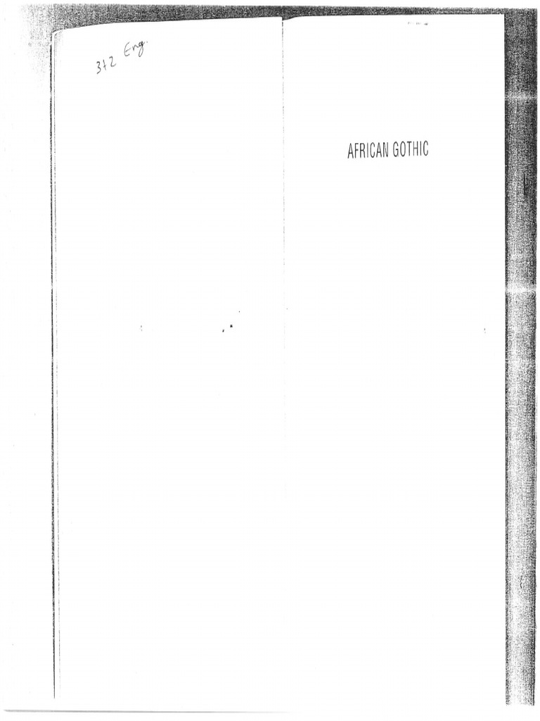 African Gothic Script | PDF