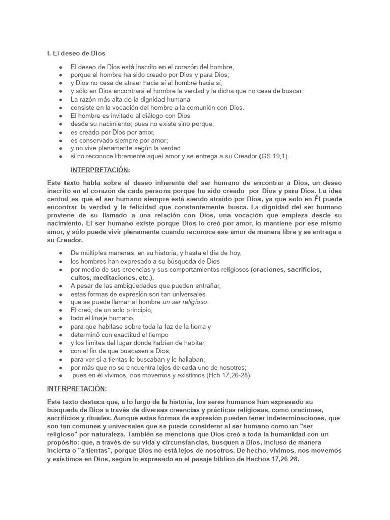 El Hombre Es Capaz de Dios-Tema 1 | PDF