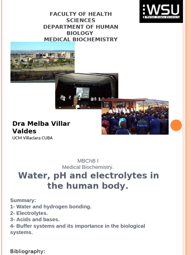 Water PH and Buffers Slides | PDF