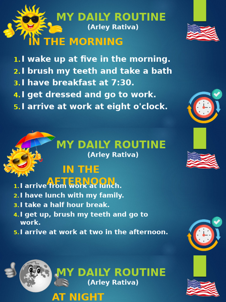 My Daily Routine | PDF