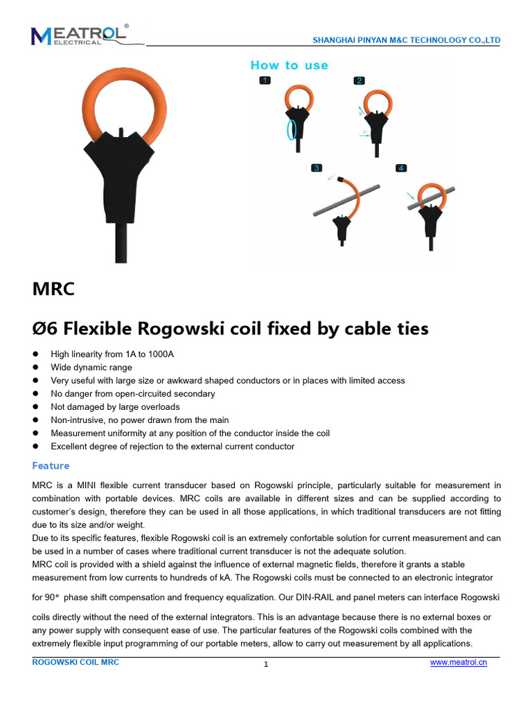 Rogowski Coil | PDF