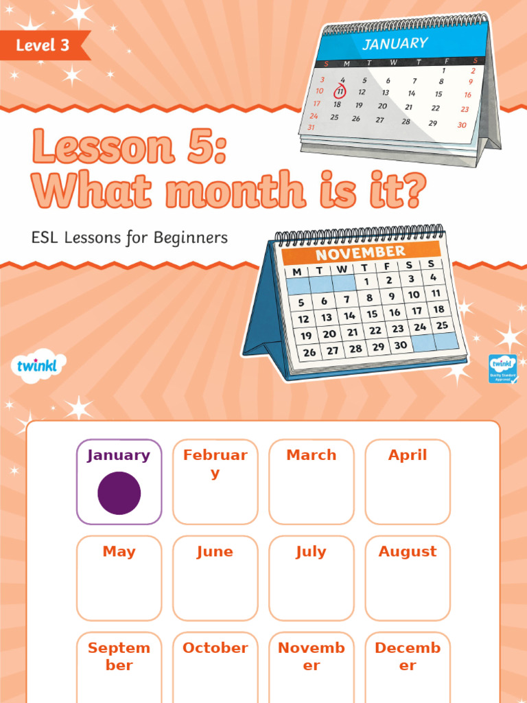 Lesson 5 (What Month Is It?) | PDF | Earth Sciences