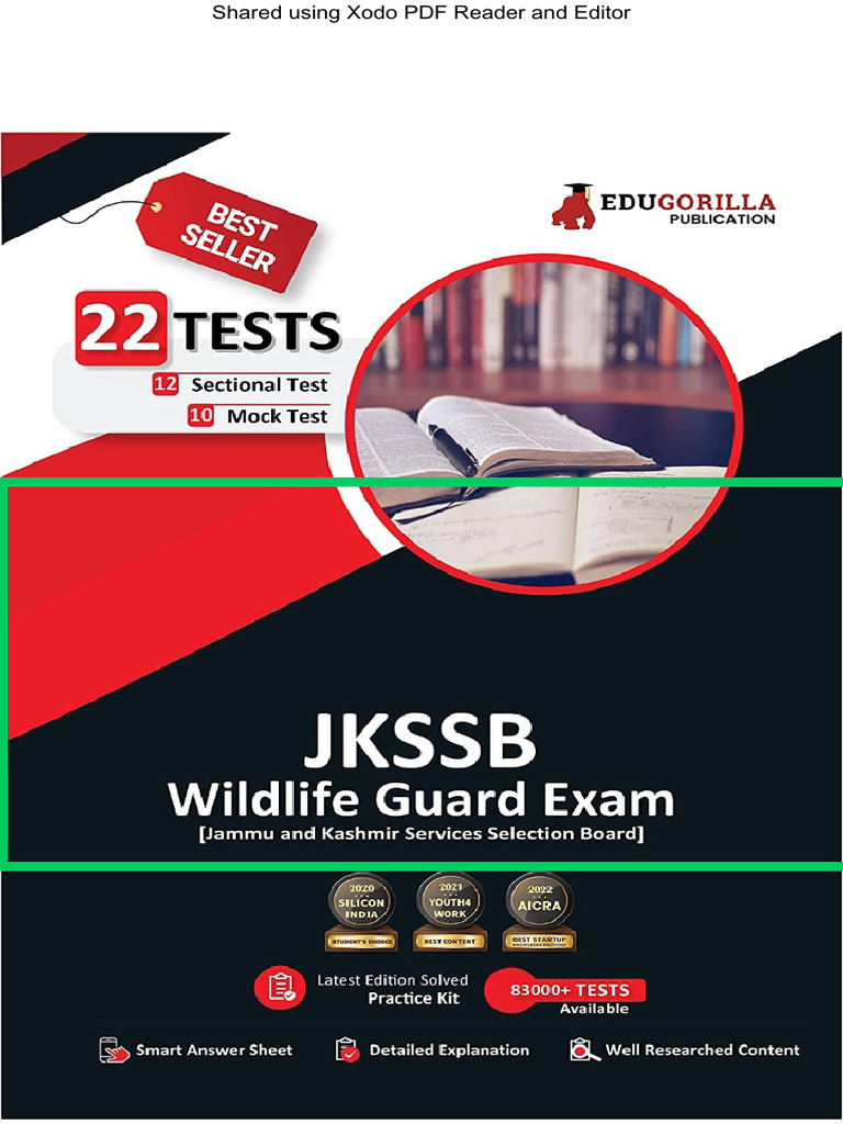 ❤︎ JKSSB Wildlife Guard Book Ek122 (1) (1) - Processed | PDF