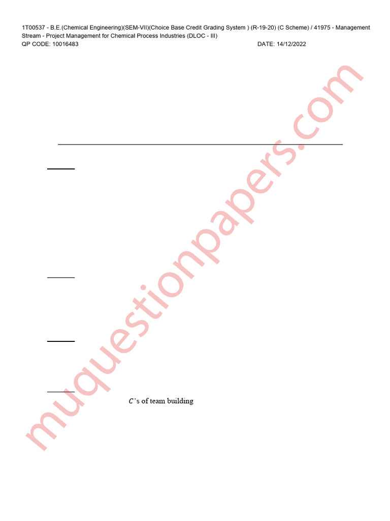 Be - Chemical Engineering - Semester 7 - 2022 - December - Dloc III ...