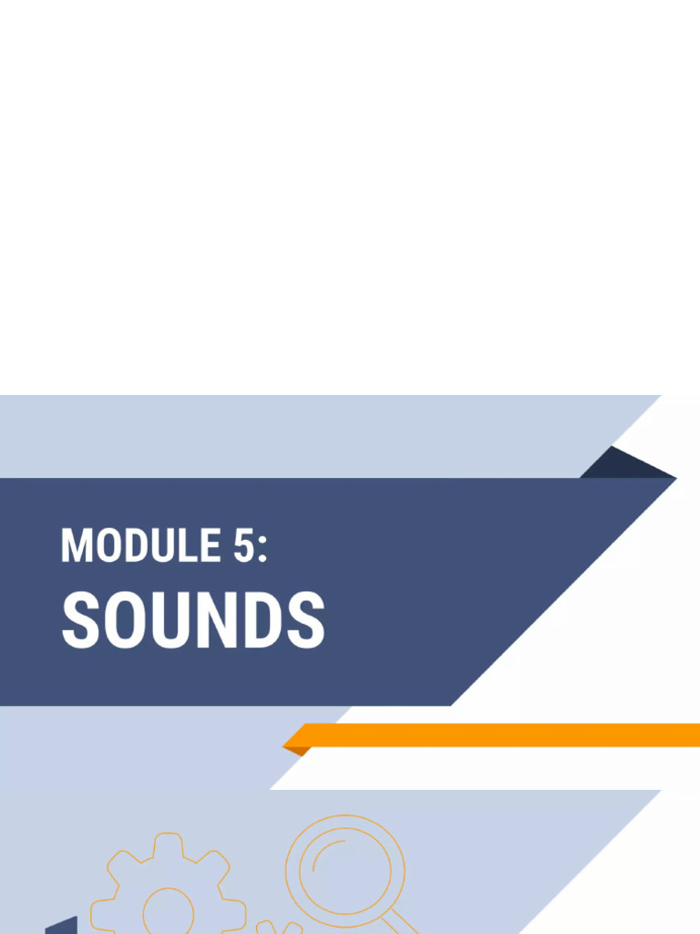 Sound (Week 5) | PDF