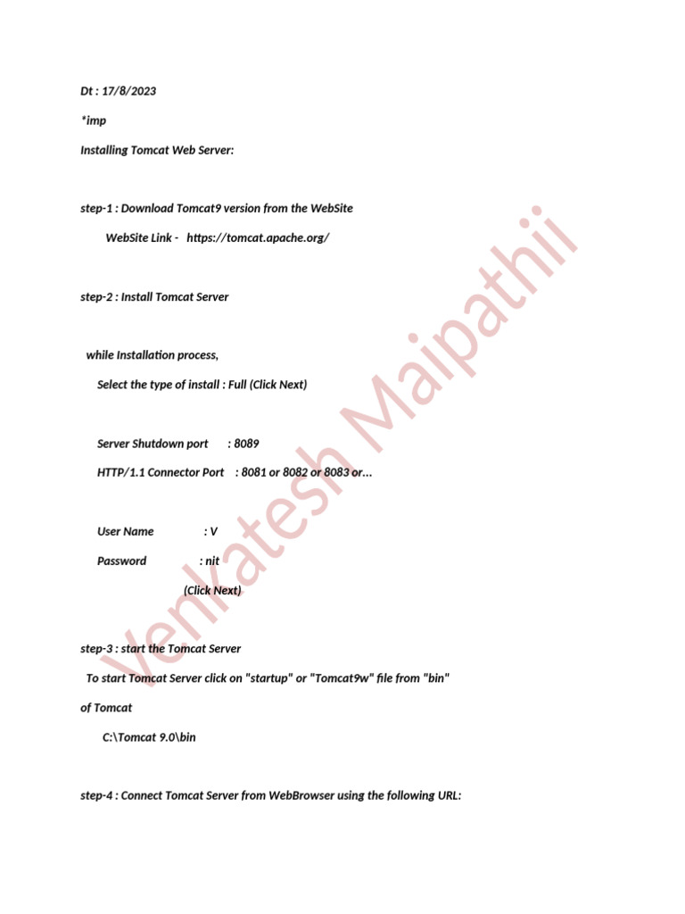 Class Running Notes 17th August | PDF