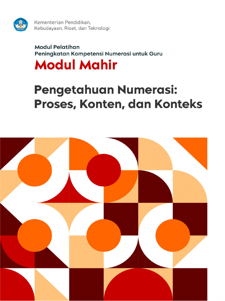 Pengetahuan Numerasi Proses, Konten, Dan Konteks | PDF