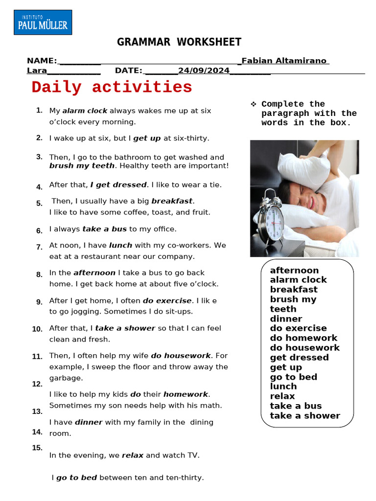 Daily Routine Complete | PDF