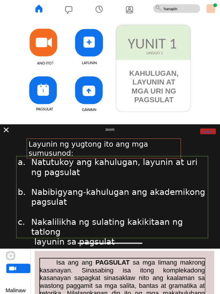 Handout Sa PFPL Akademik Yunit 1 - Kahulugan, Layunin at Uri NG ...