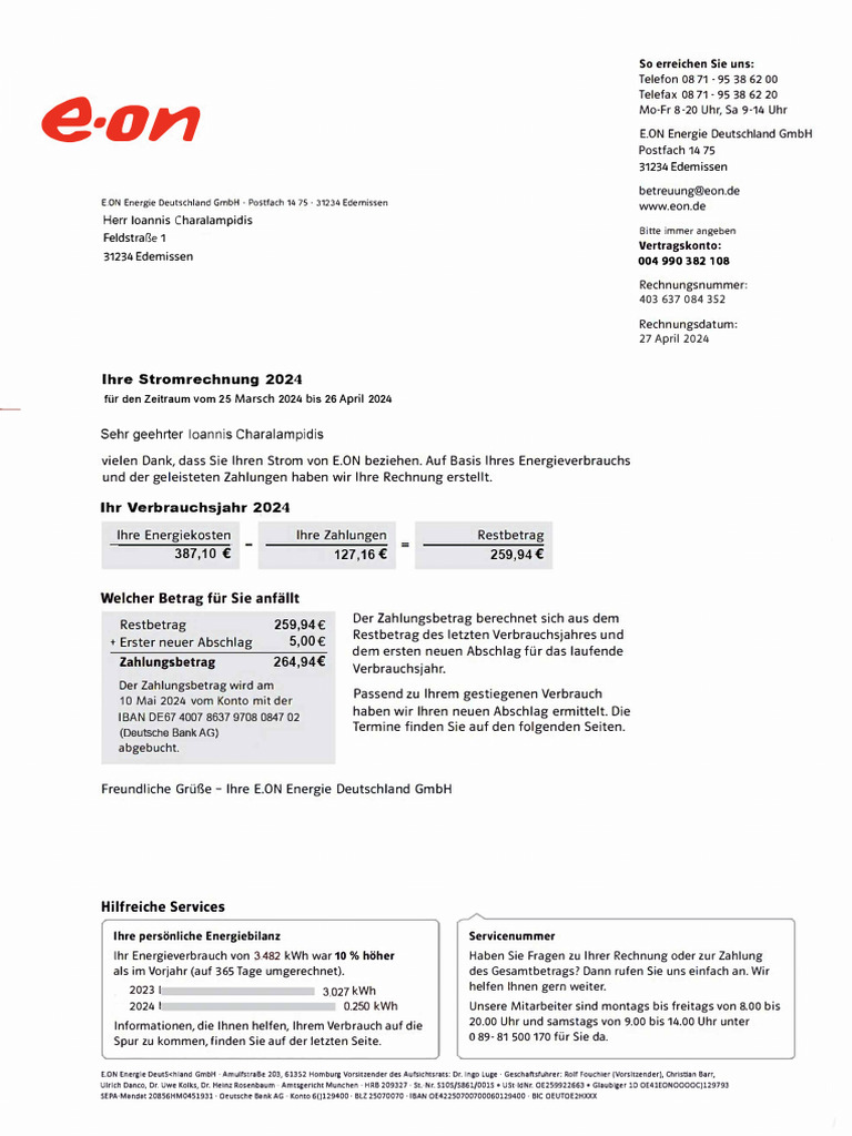 Germany e ON PSD F | PDF