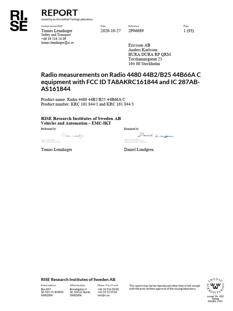 Rru 4480 | PDF
