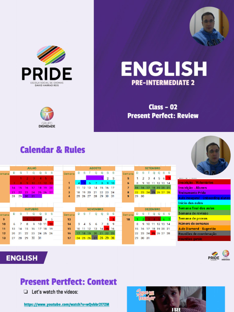 Class 02 - Review Present Perfect | PDF