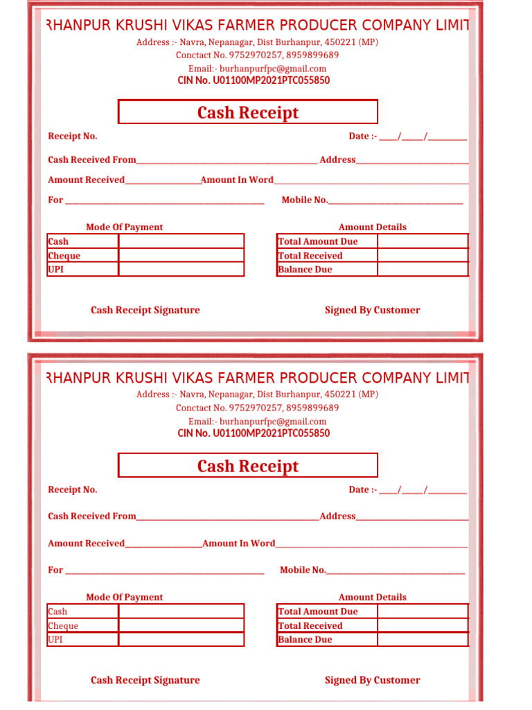 Cash Rasid Book | PDF