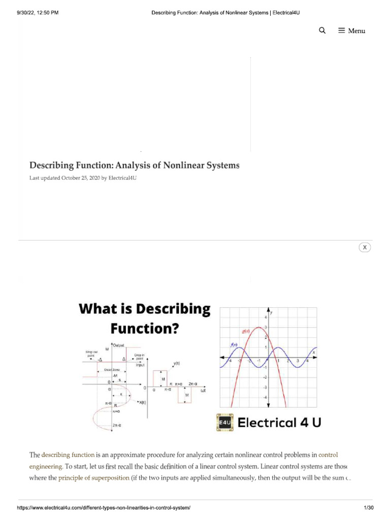 Non Linearity System | PDF