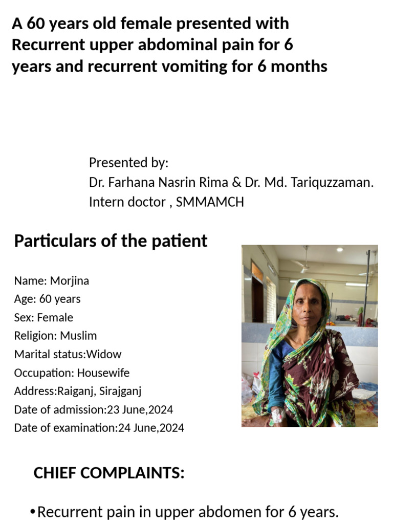 A 40 Years Old Female Presented With Swelling | PDF