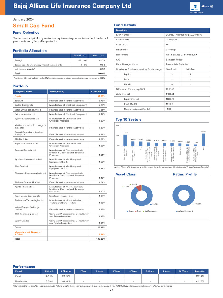 Small Cap Fund | PDF