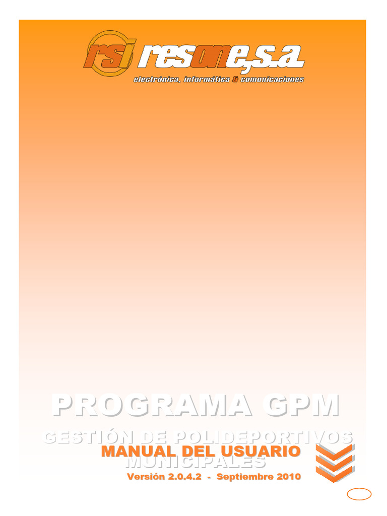 Programa Informatico FDM | PDF