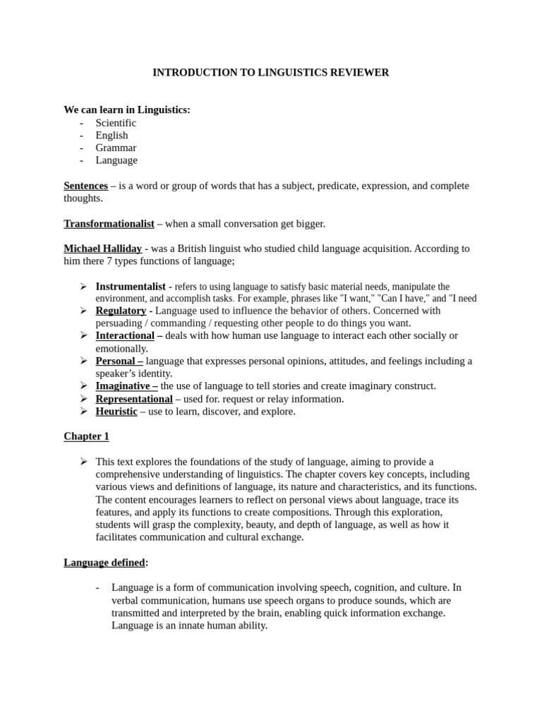 INTRODUCTION TO LINGUISTIC THEORY visual data 8