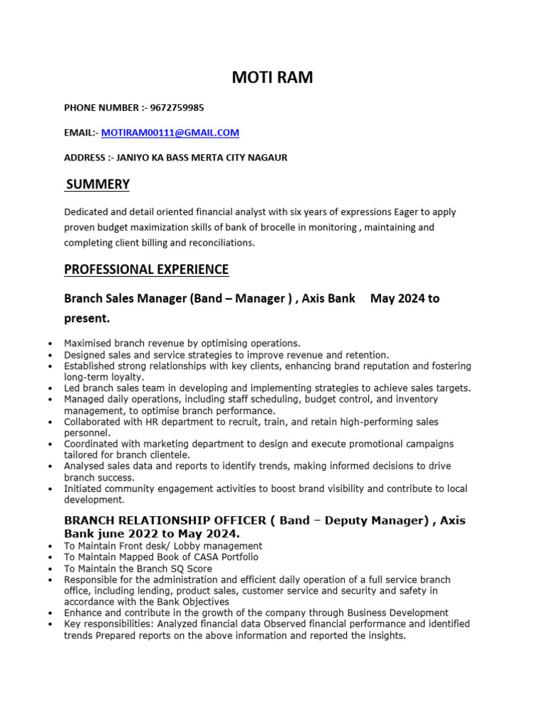MOTI RAM | PDF