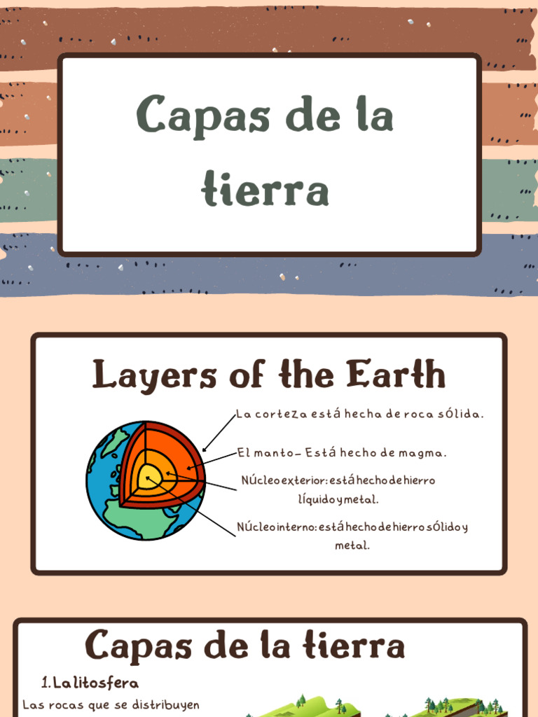 Estructura de las Capas de la Tierra | PDF | Ciencia y matemáticas