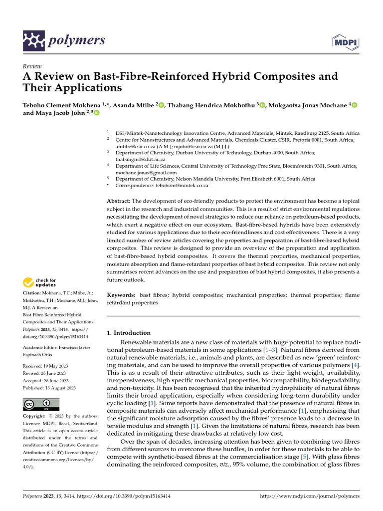Hybrid Composites | PDF | Composite Material | Fibers