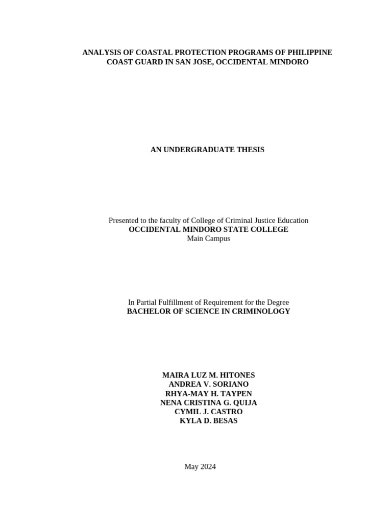 THESISSS (Revise Sir Jess) - 2 | PDF