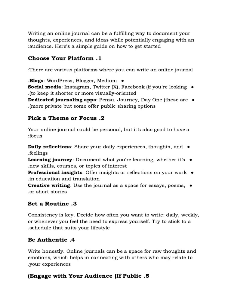 Writing Journal | PDF