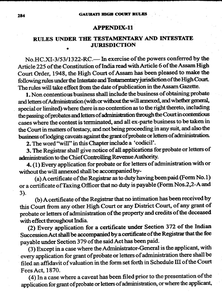 Probate Appendix 11 | PDF