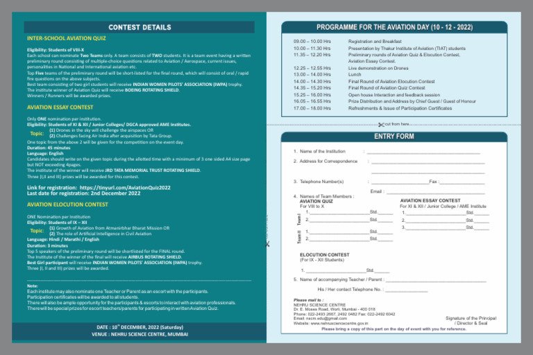 Aviation Day 2022 Folder (1) - Organized | PDF