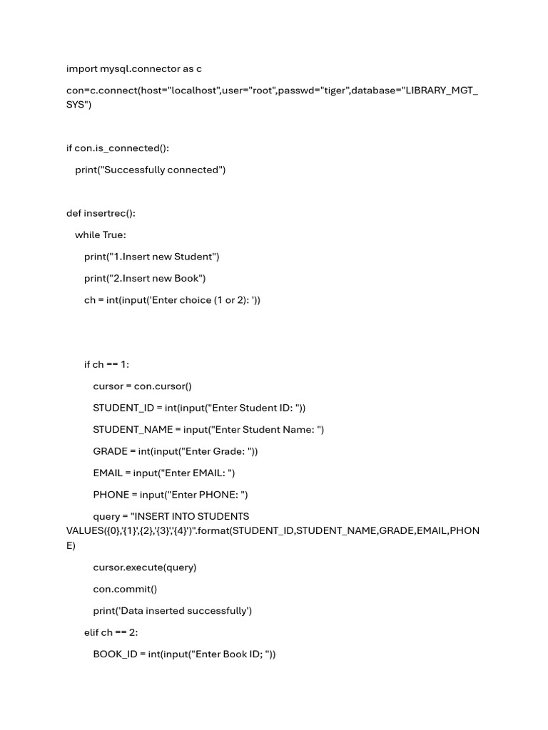 Import Mysql | PDF