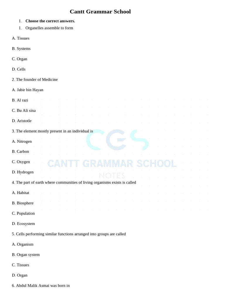 Class 9 Biology Chapter 1 Q&A | PDF | Social Science | Wellness