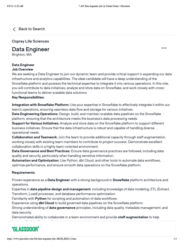 Data Engineer | PDF