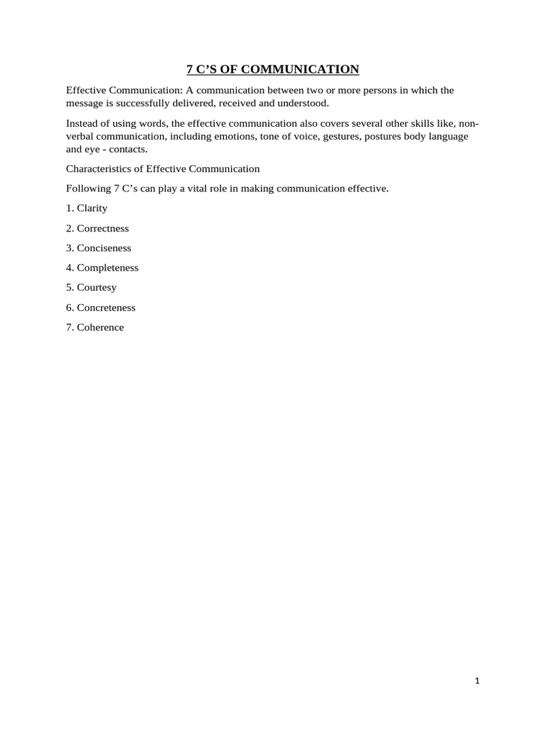 Seven C S of Communication OCP 27092024 053825pm | PDF