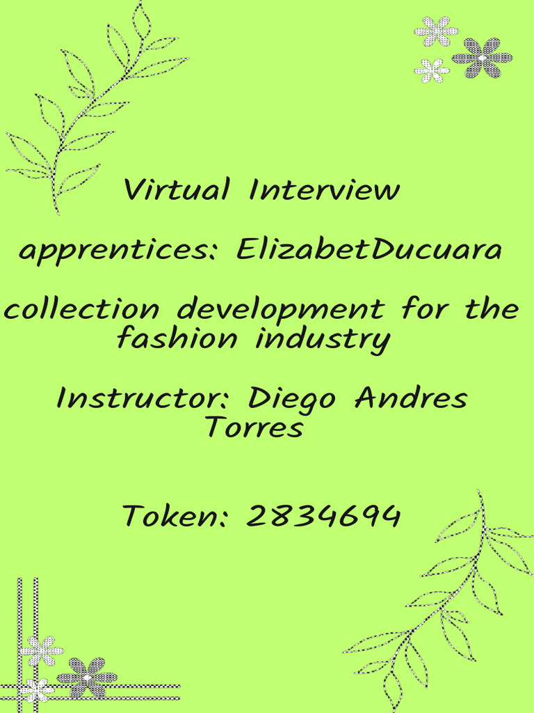 Virtual interview pdf
