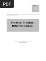 Download UltraCart Reference Manual by UltraCart SN7740733 doc pdf